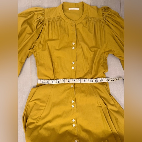 DOEN Edlynne Maxi Dress Organic Poplin Oregano Size XS - Picture 12 of 12